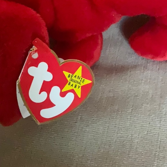 🌸3 for $18🌸 TY Beanie Baby, Rover Red Dog, 1996. ADORABLE - Picture 5 of 9